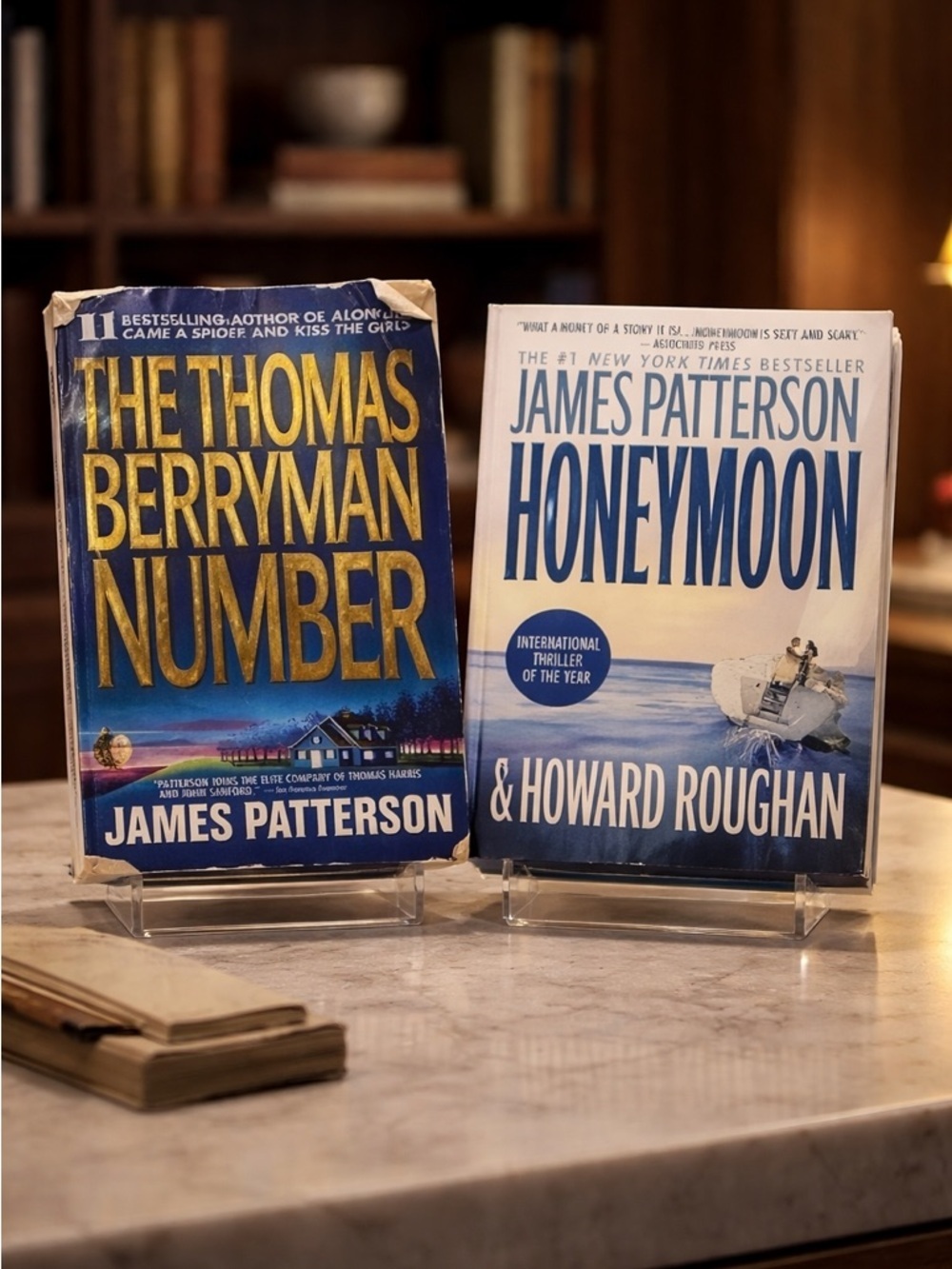 GUC James Patterson 2 Paperback Books - The Thomas Berryman Number and Honeymoon